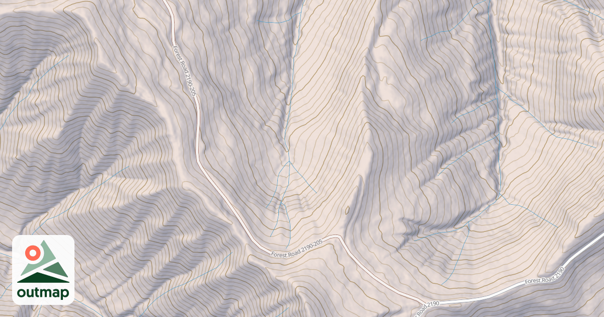 Map of USFS National Forest System Roads {F50EE7D6-4417-4E05-AB80-5A32CBB70C15}