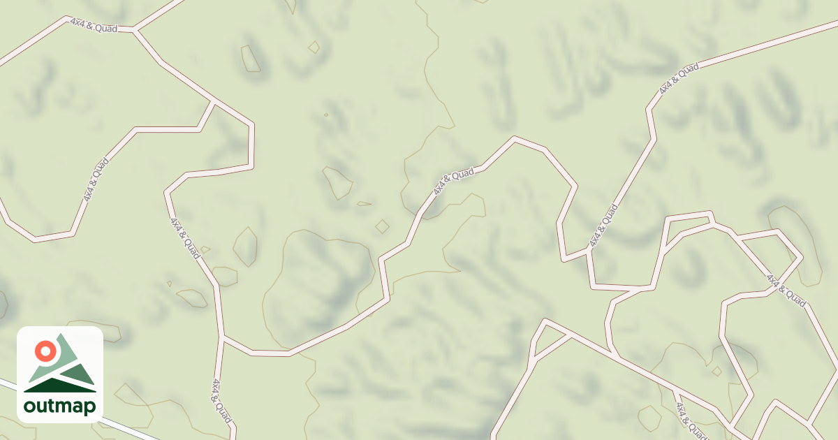 Map of Interlake State Recreation Area Trails