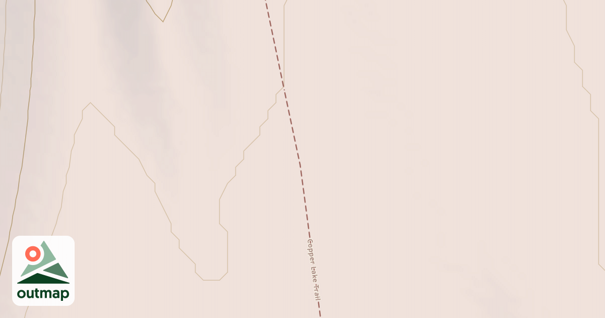 Map of Copper Lake Trail