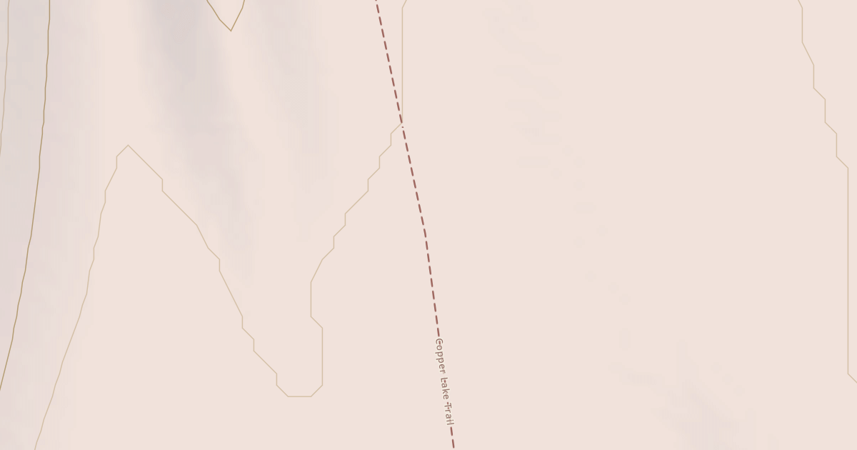 Map preview of Copper Lake Trail