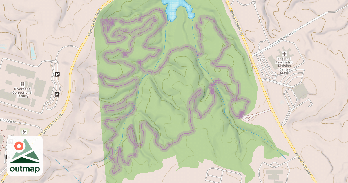 Map of Selma Erwin Nature Trail