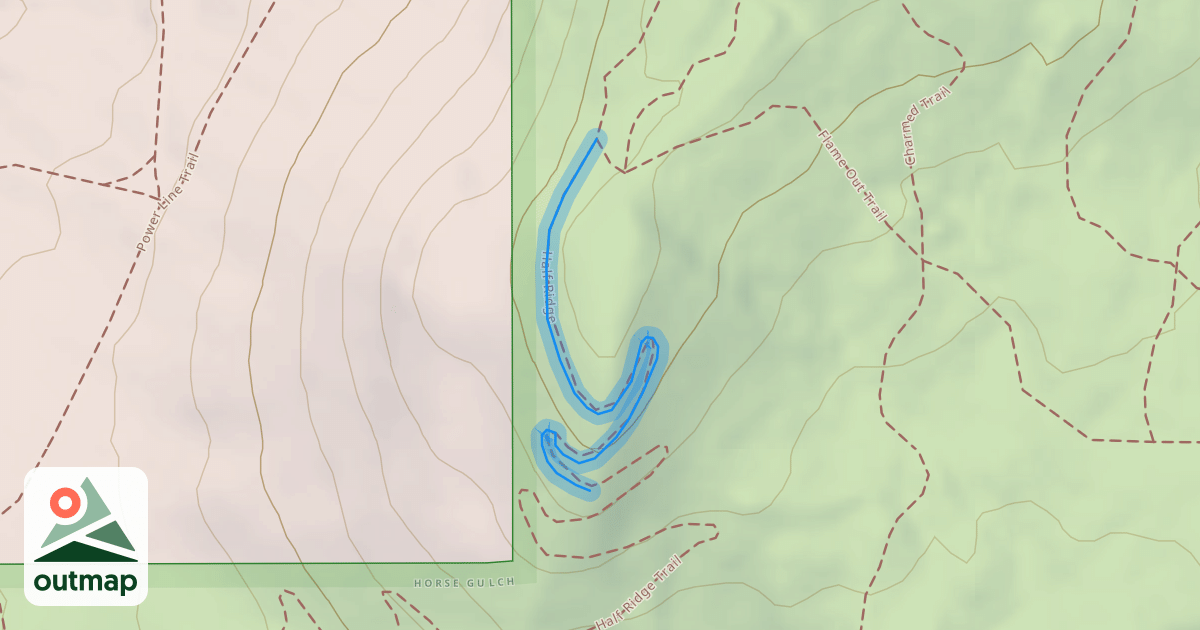 Map of Half Ridge