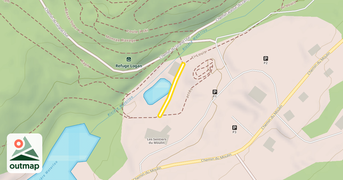 Map of Accès