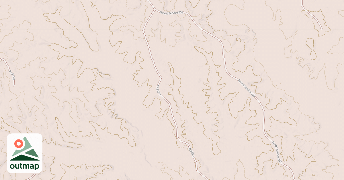 Map of USFS National Forest System Roads {A3D94190-71C6-4378-9828-8A0B71E9FBE0}