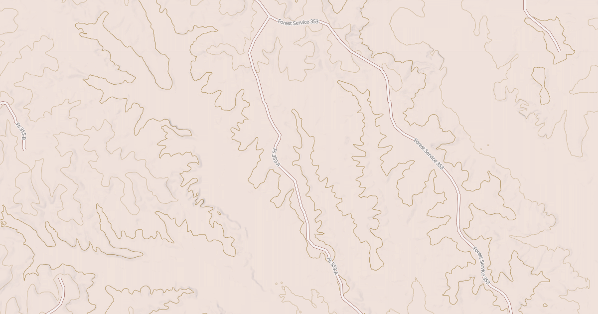 Map preview of USFS National Forest System Roads {A3D94190-71C6-4378-9828-8A0B71E9FBE0}