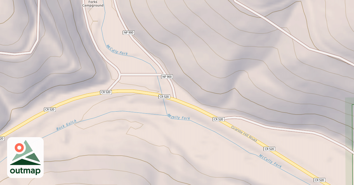 Map of MCCULLY FORK C.G.