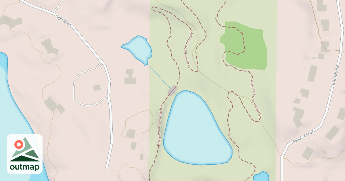 Map of Prairie Loop (south)