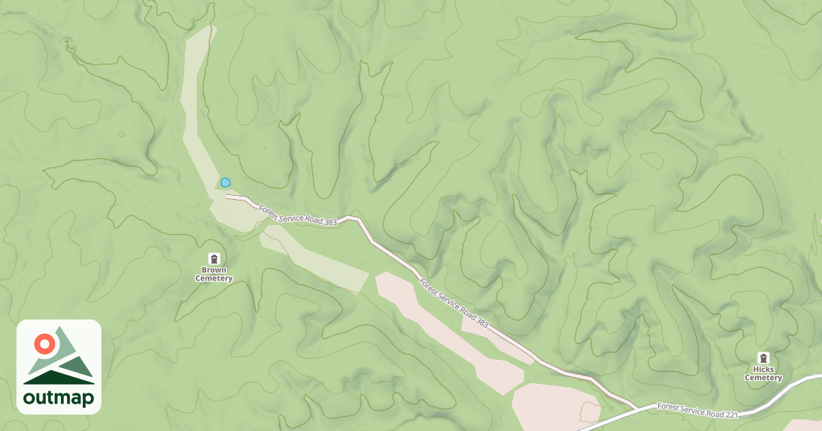 Map of JACKSON HOLLOW ROAD