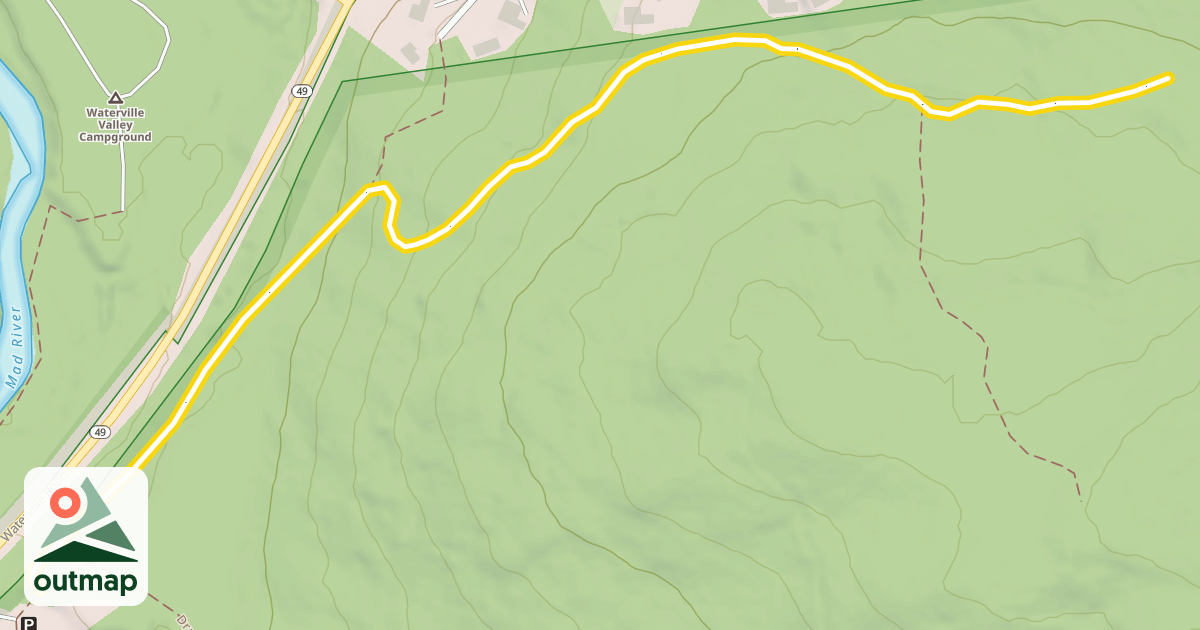 Map of Jennings Peak