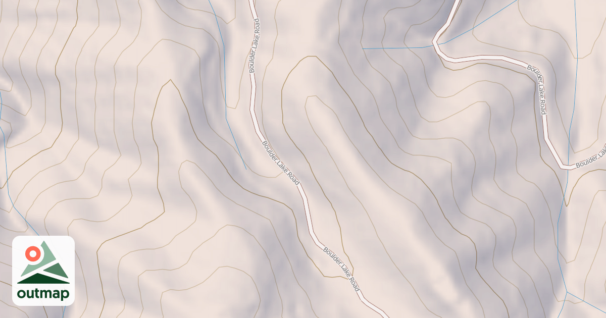 Map of BOULDER LAKE