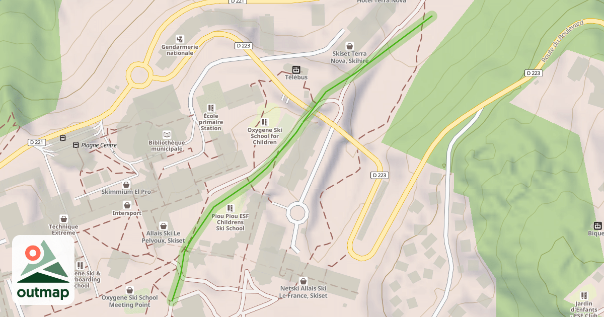 Map of Boulevard