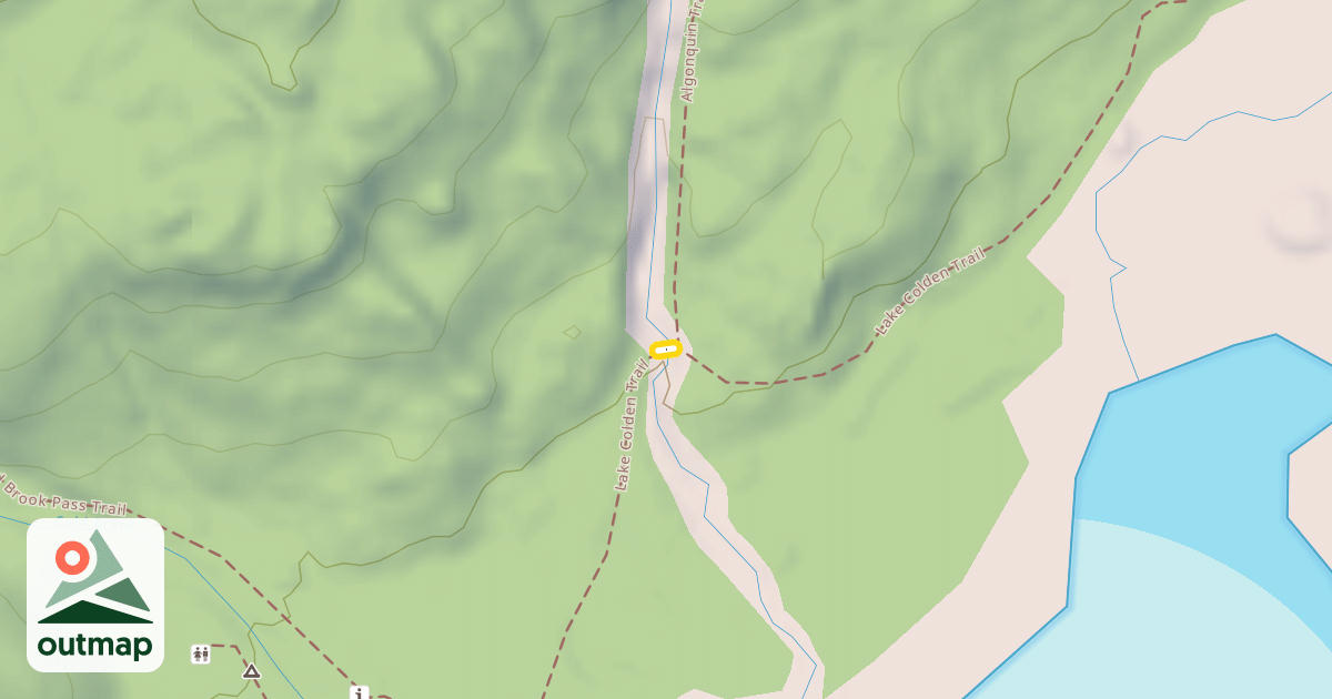 Map of Lake Colden Trail