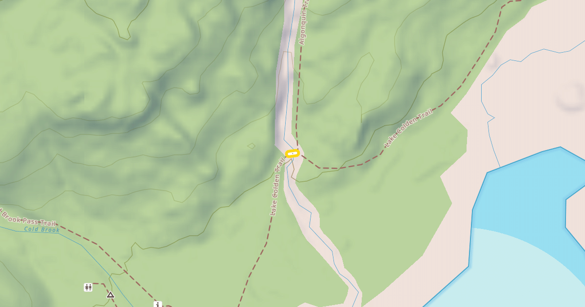 Map preview of Lake Colden Trail