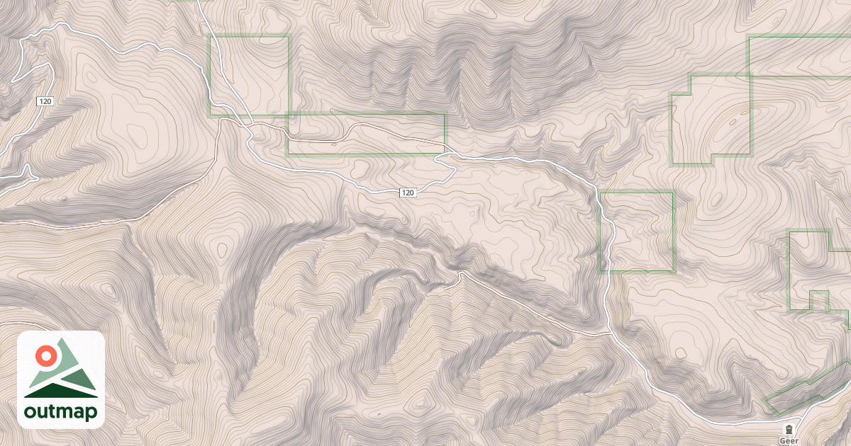 Map of DRY FORK BELT CREEK