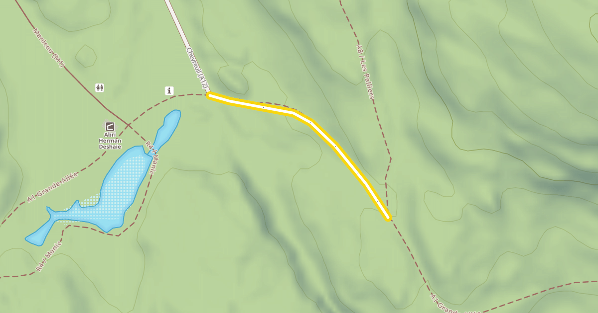 Map preview of A1 Grande-Allée