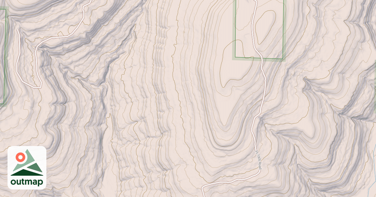 Map of USFS National Forest System Roads {8DE66148-49CF-4781-BA03-622275701E6C}