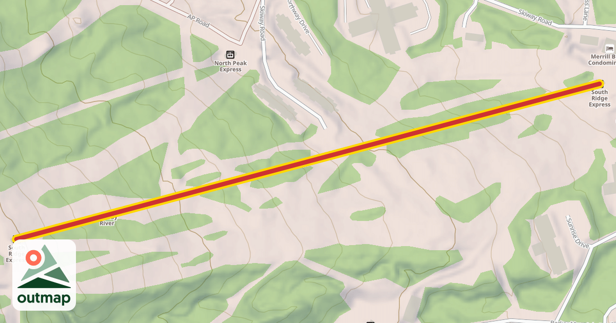 Map of South Ridge Express