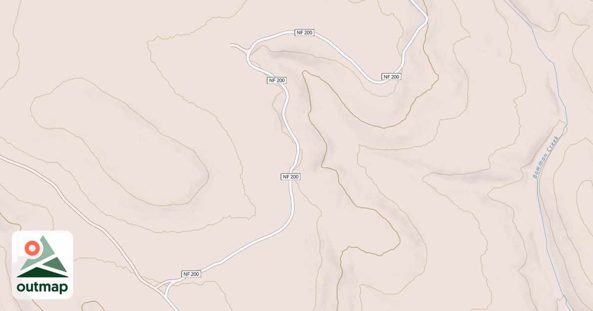 Map of USFS Motor Vehicle Use Map Roads {2C36E2A7-93DE-41D7-A9D6-E827A299F76E}