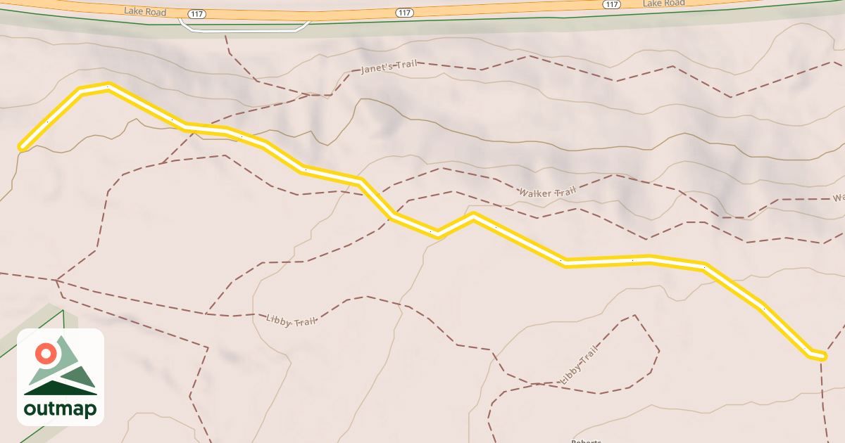 Map of Roberts Farm Trail