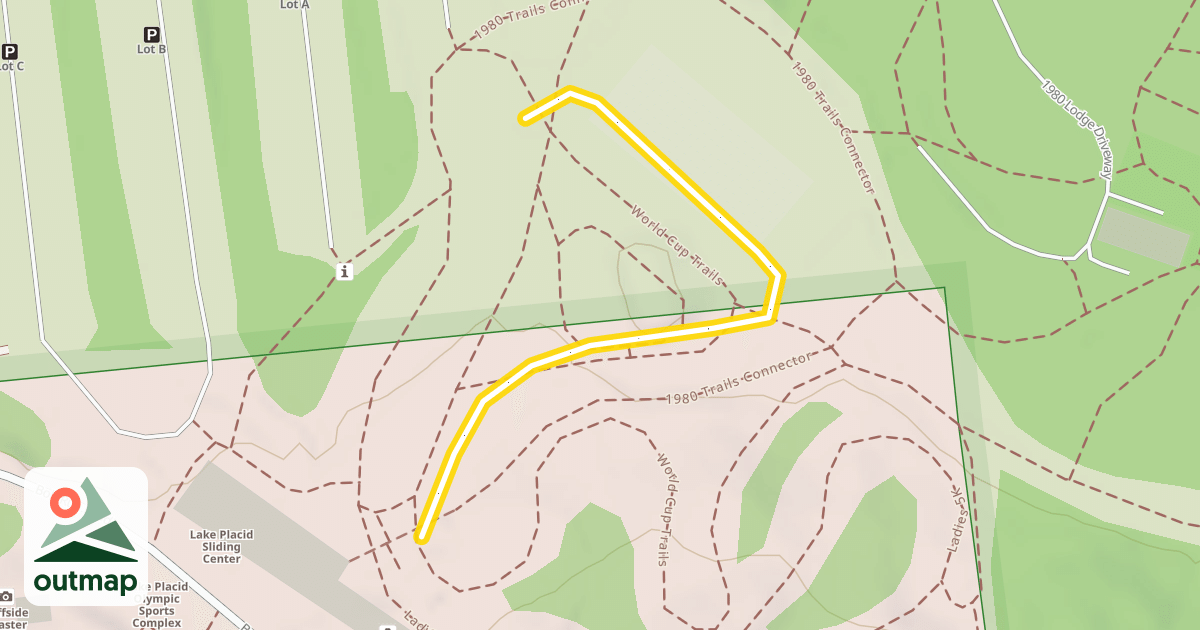 Map of World Cup Trails