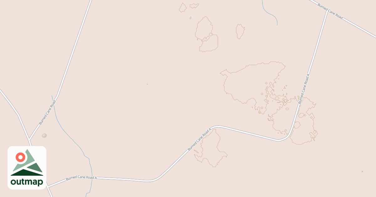 Map of BURNED CANE A