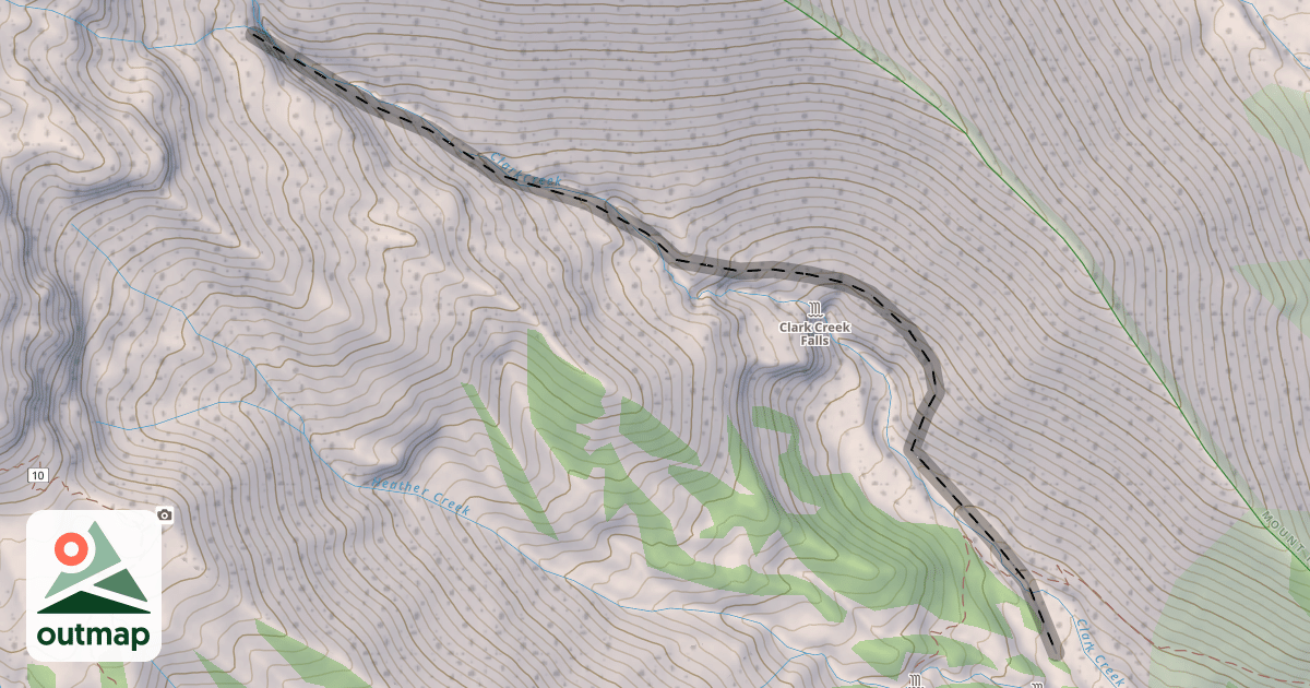 Map of Clark Canyon