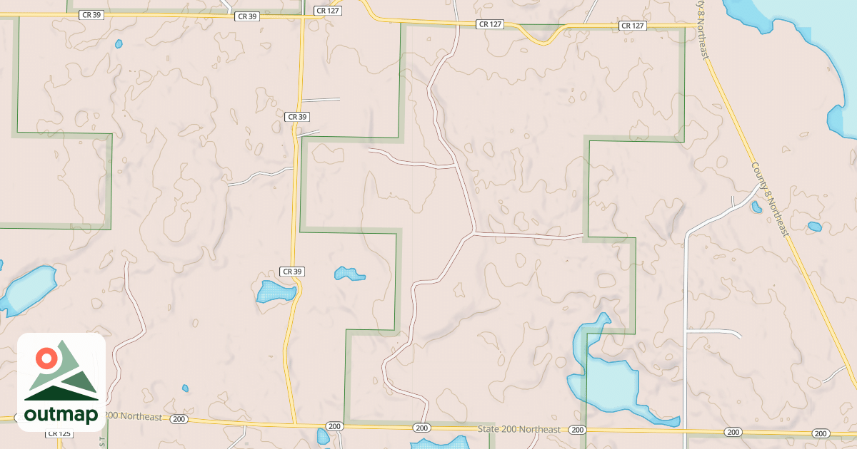 Map of MN 200 SPUR 2868