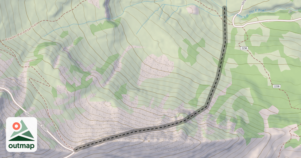 Map of Almony Chutes