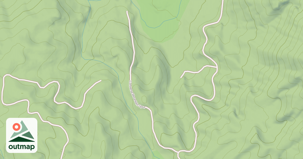 Map of CONVERSE MTN.