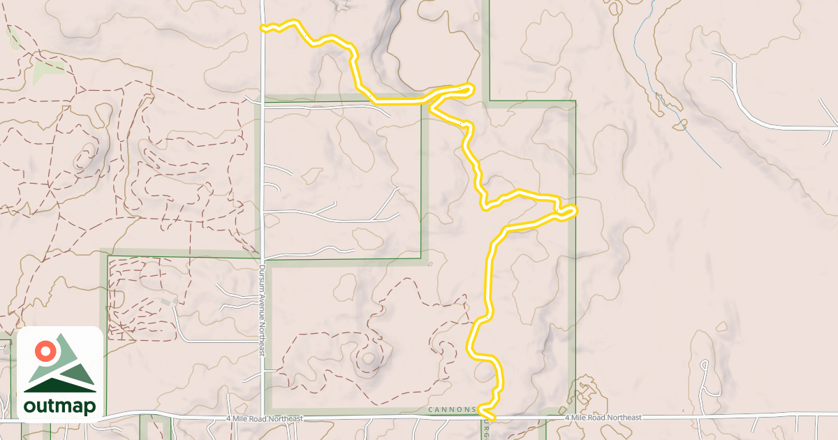 Map of Egypt Valley - Section 2