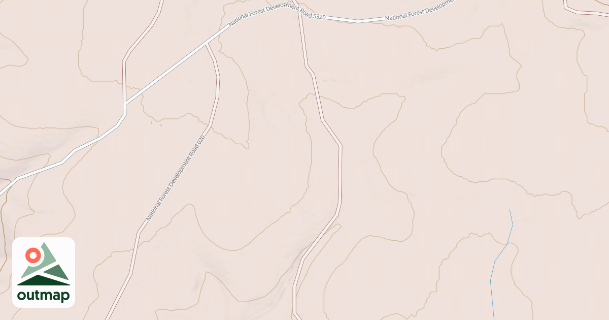 Map of USFS Motor Vehicle Use Map Roads {EFD4E9DC-3DCE-4681-836D-167335A92B3A}