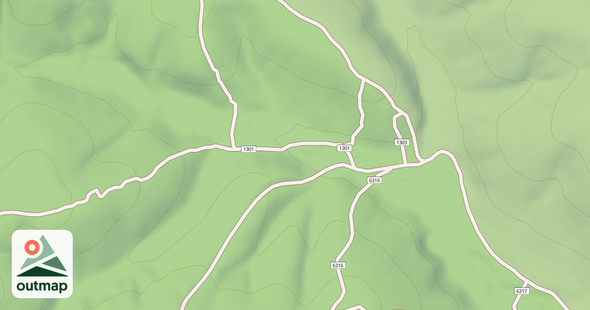 Map of USFS Motor Vehicle Use Map Trails 19481