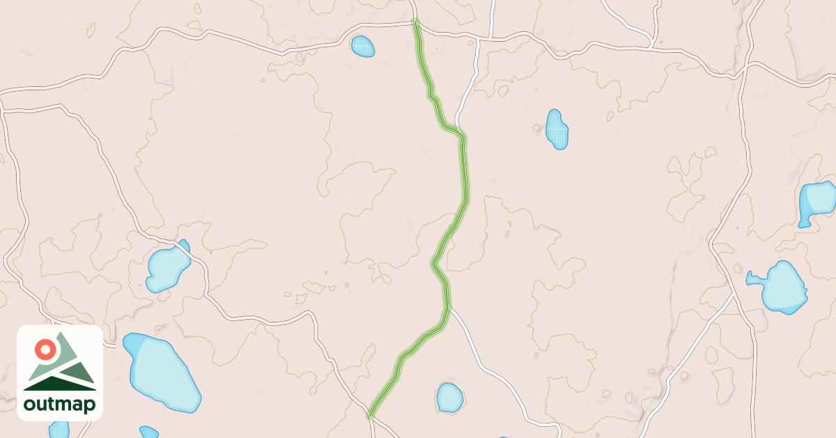 Map of Indian Service Rd. - BIA 151
