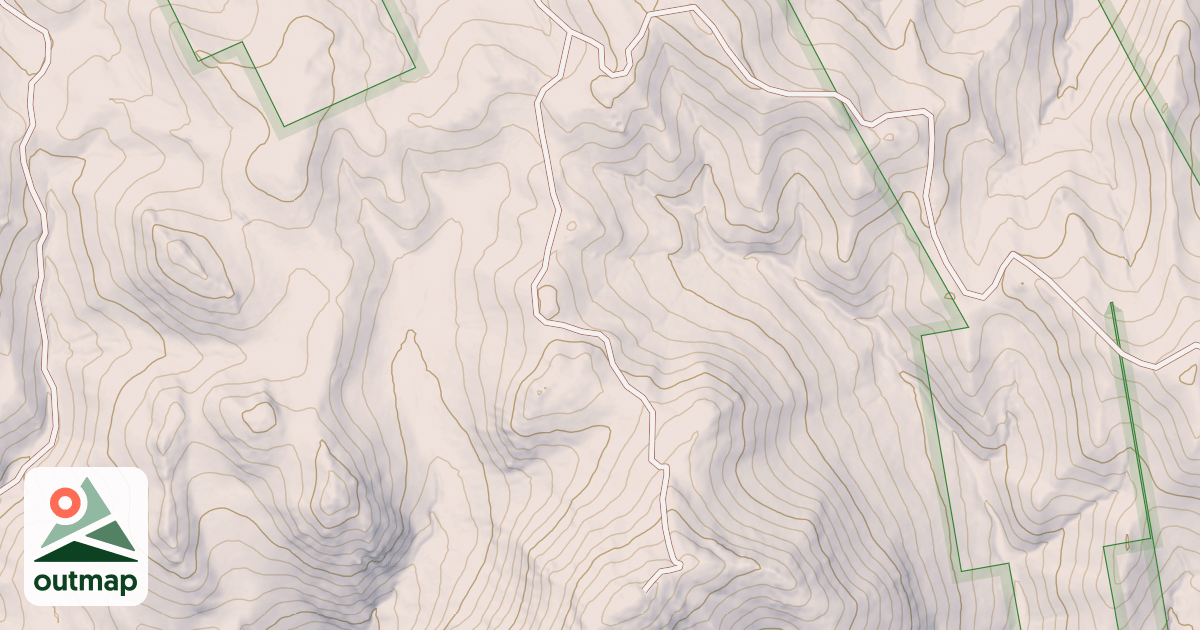 Map of CASTLE PEAK