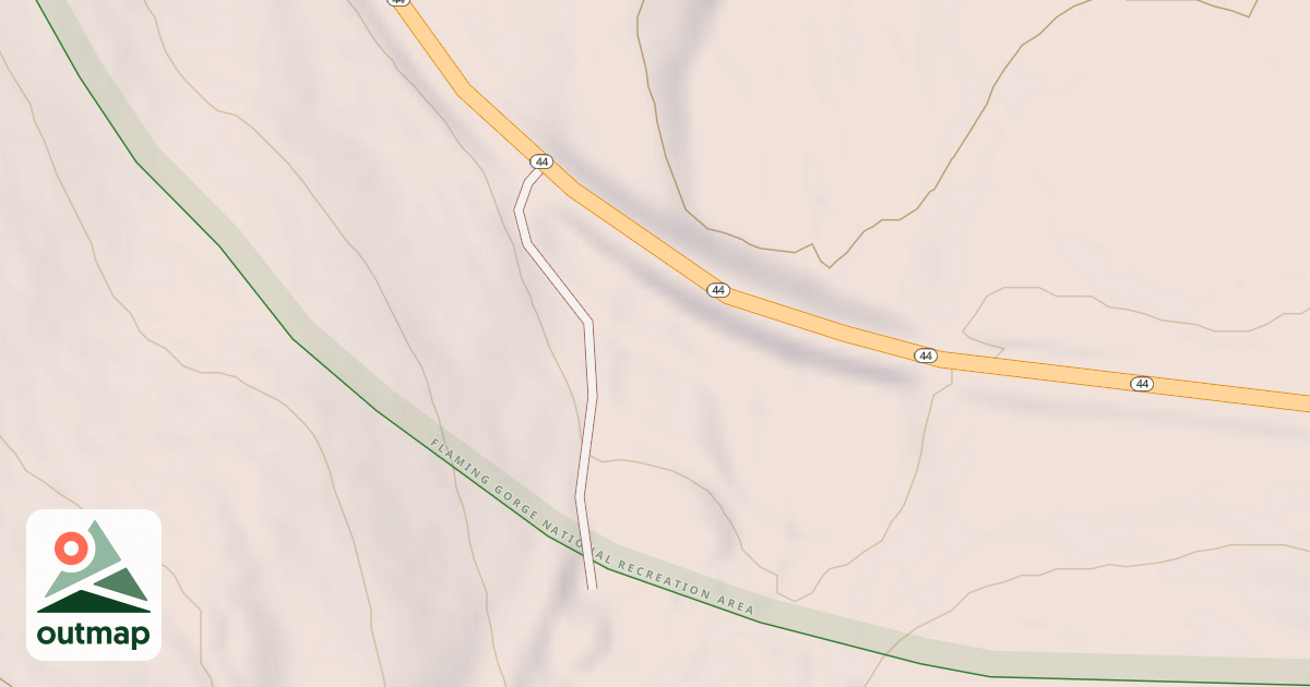 Map of BURNT CREEK SPUR A
