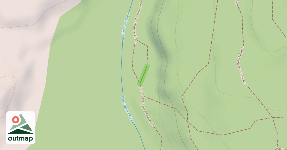 Map of LaPlatte Nature Park Trail