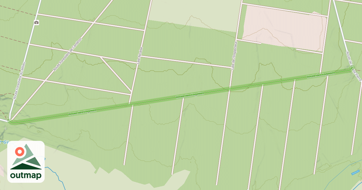 Map of Route des Logettes