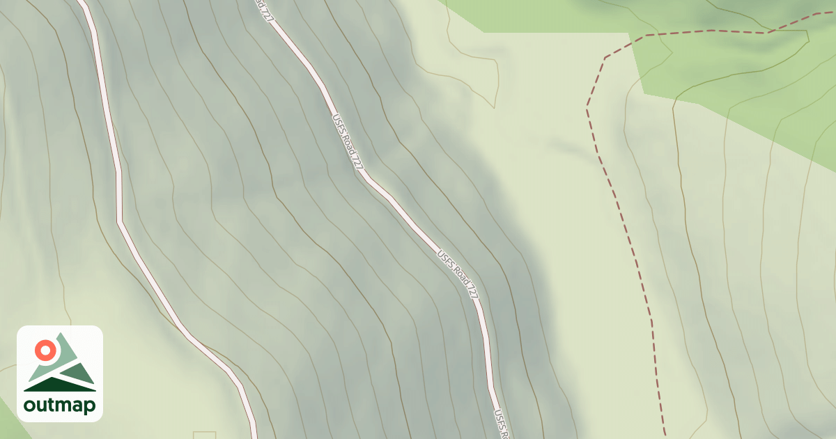 Map of (FDR) REIMEL CREEK