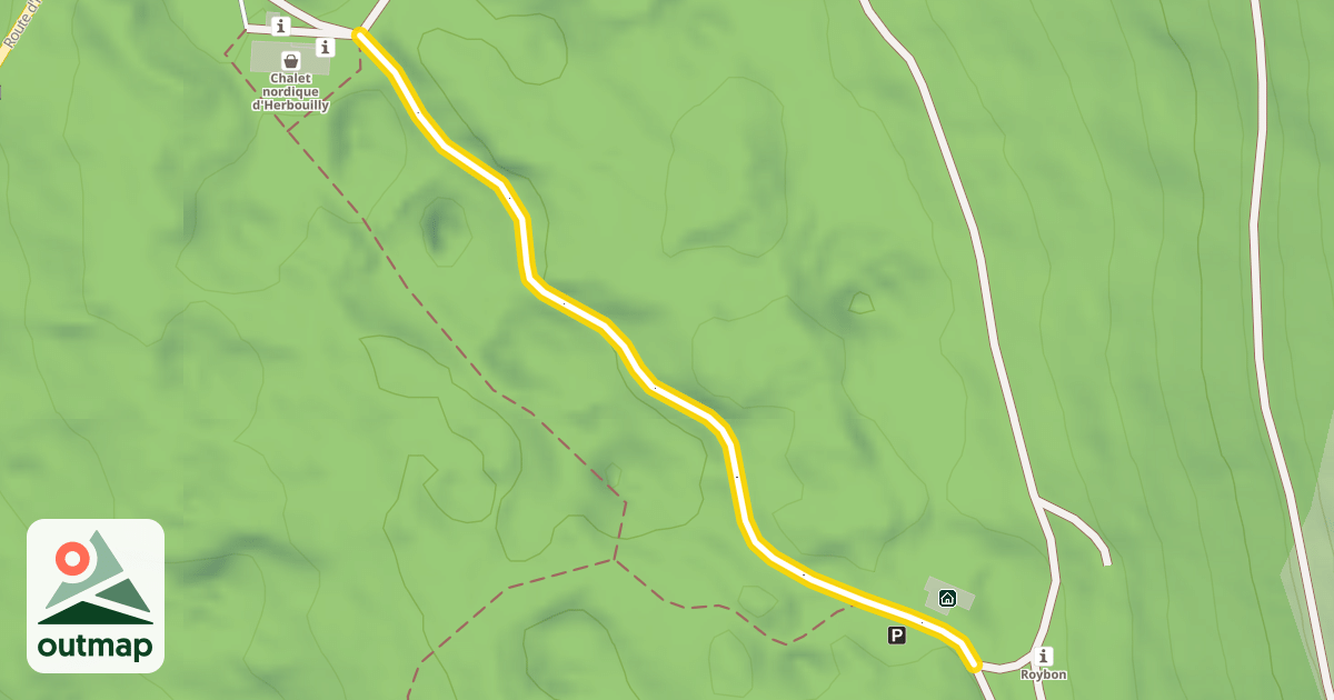 Map of Chemin de Roybon