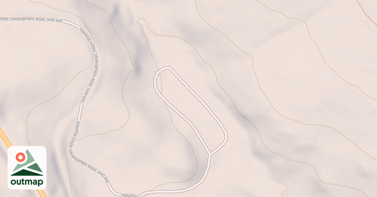 Map of USFS National Forest System Roads {3034FA9B-B75F-459E-9E43-4E16B426C031}