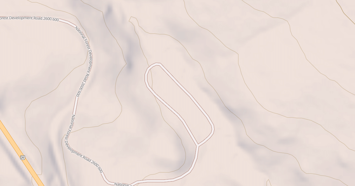 Map preview of USFS National Forest System Roads {3034FA9B-B75F-459E-9E43-4E16B426C031}
