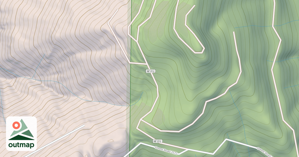 Map of USFS Motor Vehicle Use Map Roads {AA069DD0-8F5C-4B20-B9D7-B49E8EE7AAAA}