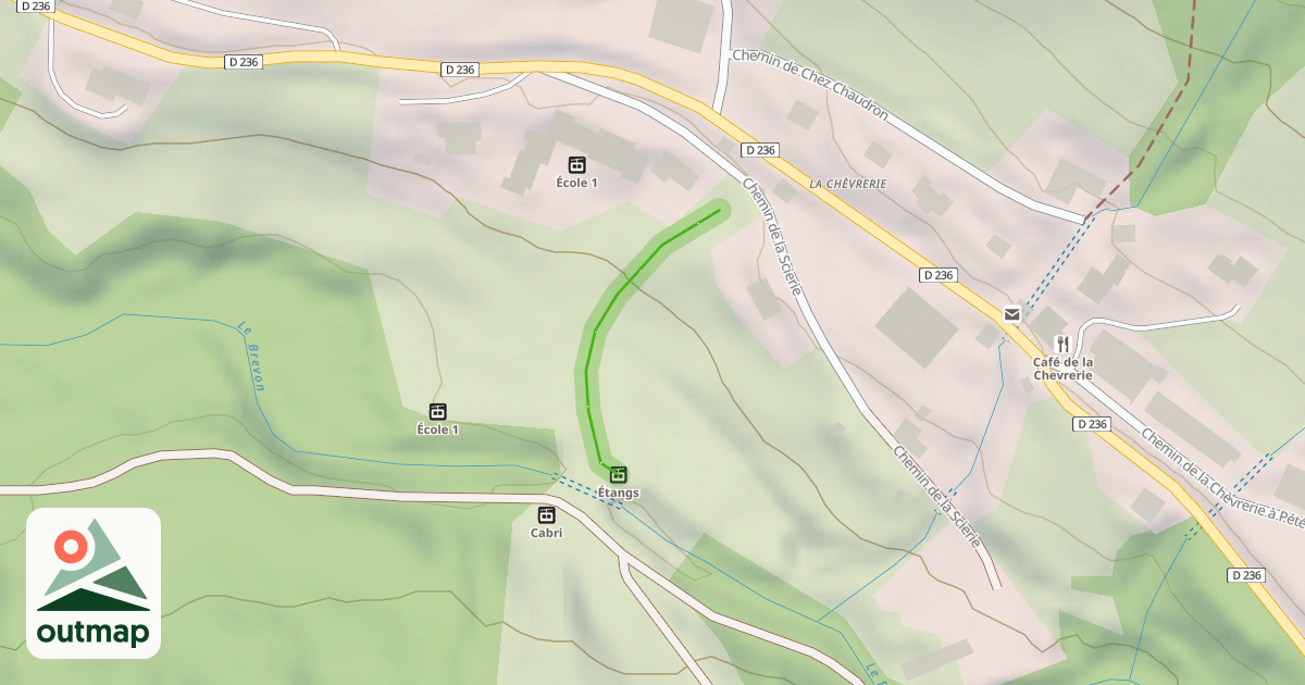 Map of Étangs