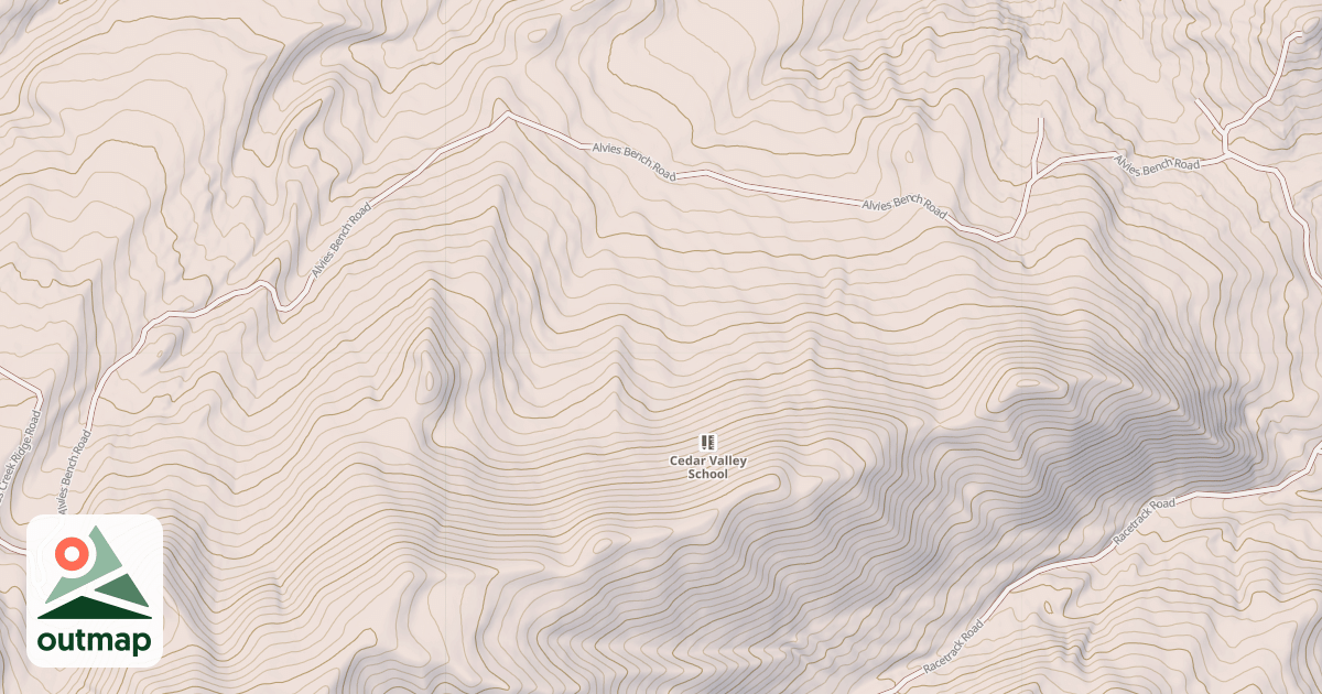Map of ALVIES BENCH