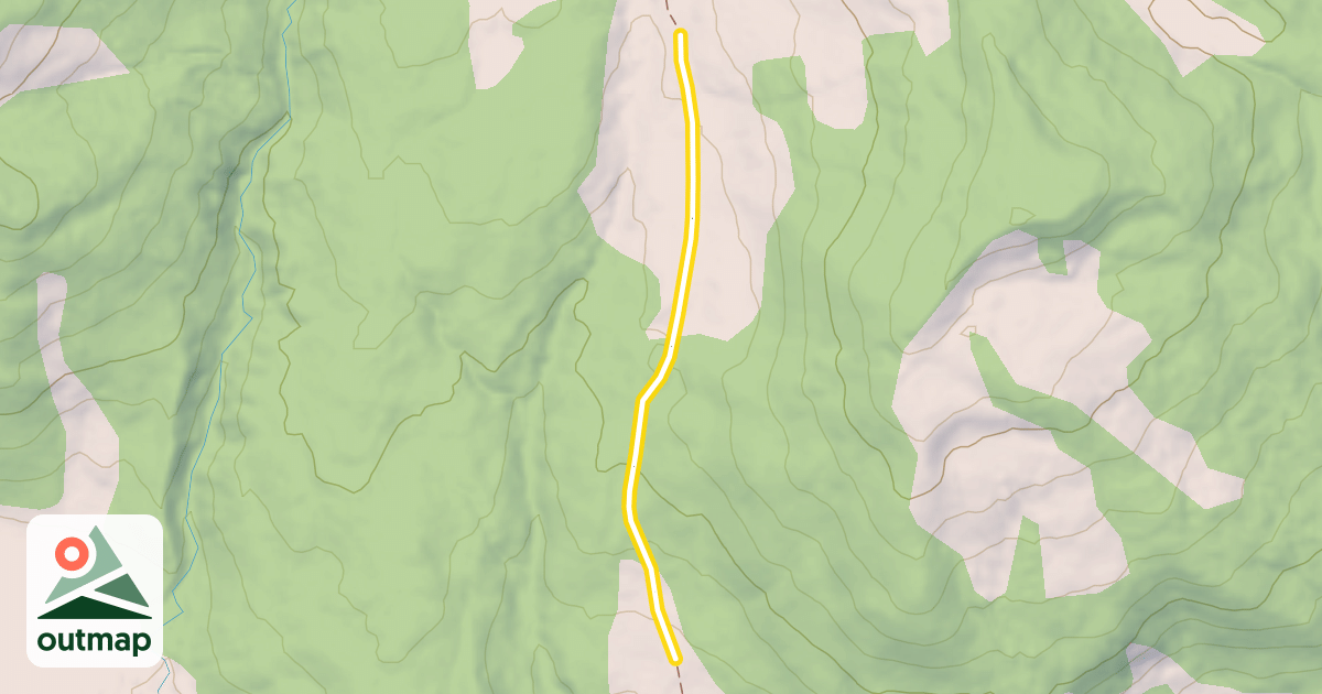 Map of Beauty Park Snowmobile Trail