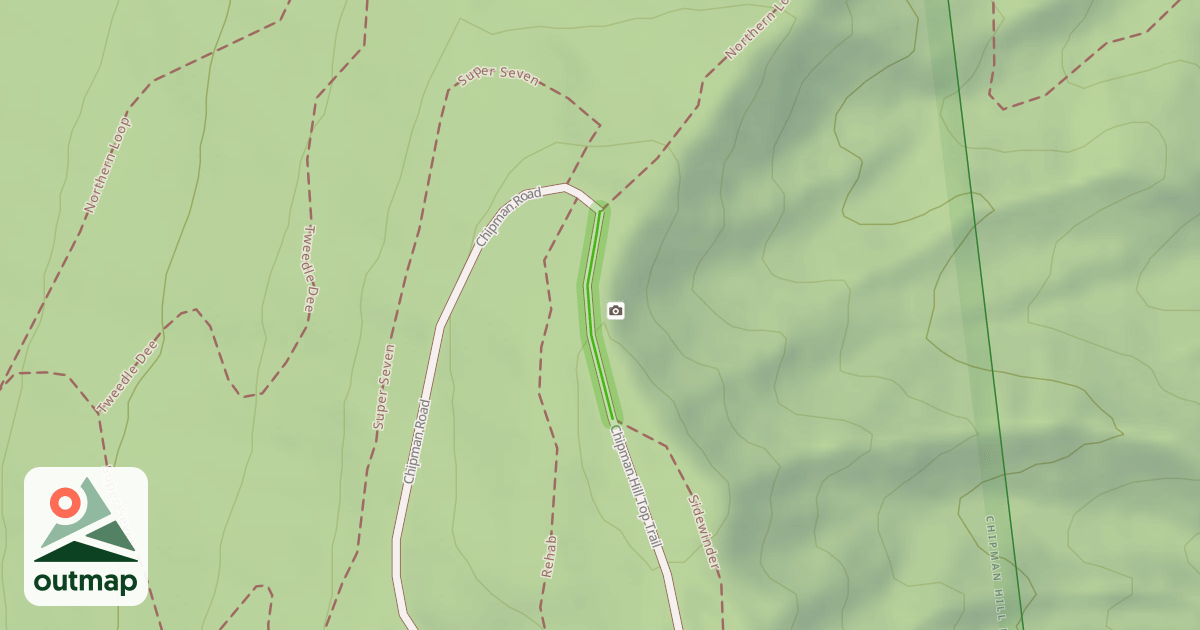 Map of Chipman Hill Top Trail