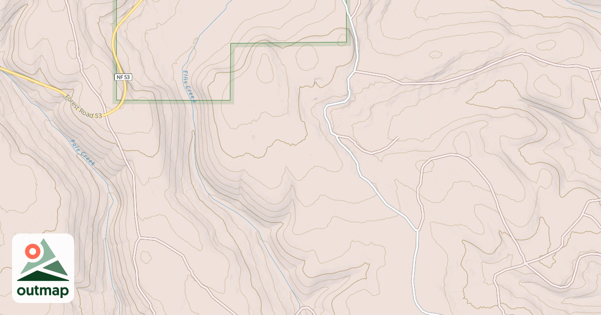 Map of USFS Motor Vehicle Use Map Roads {8DC39C03-AE63-43DF-B6D7-705508D79FF9}