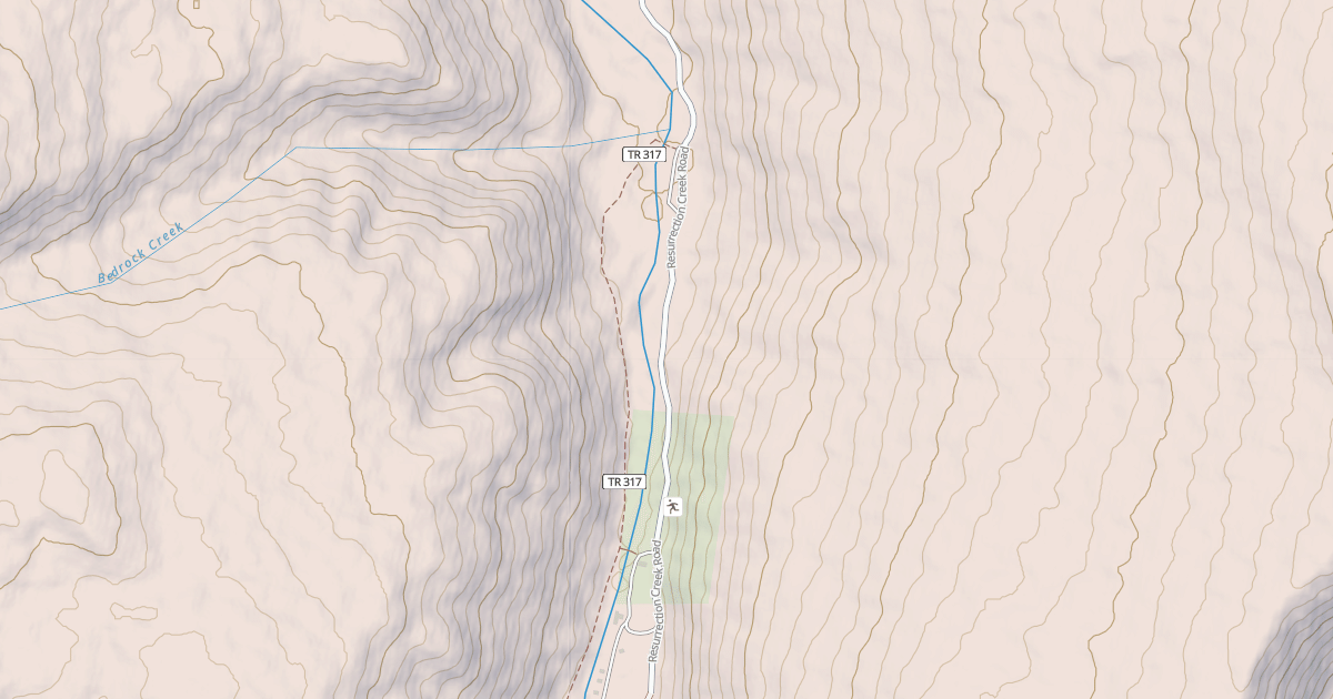 Map preview of RESURRECTION CREEK RD
