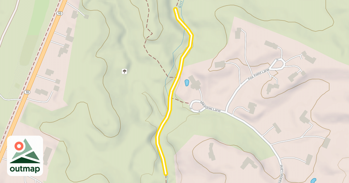 Map of Girl Brook Trail