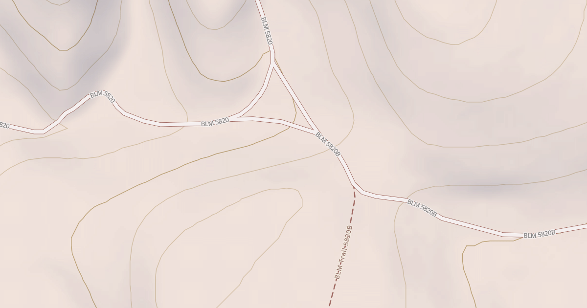 Map preview of BLM National GTLF Public Motorized Roads 5ab72efe-d70f-4bfe-8d35-93f3a0b00fb8